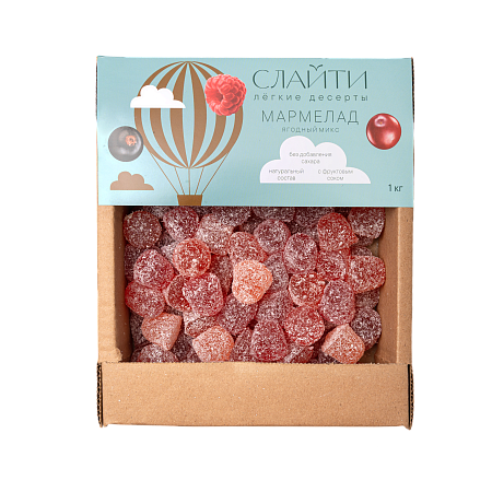 Мармелад без добавления сахара "Ягодный микс", 1 кг