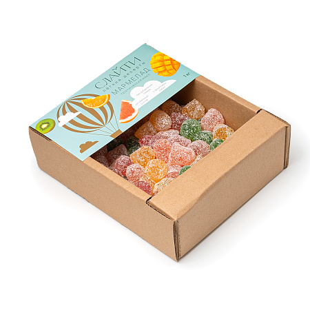 Мармелад без добавления сахара "Тропический микс", 1 кг  